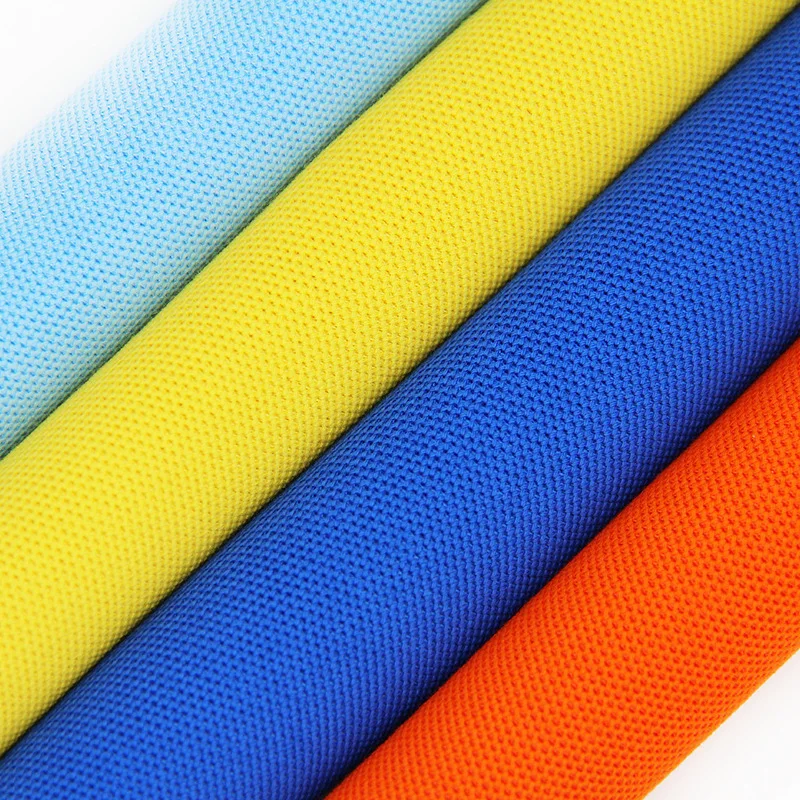 Stock Knitted Dry-fit PK Double TC 65% polyester 35%cotton Pique Fabric For Polo