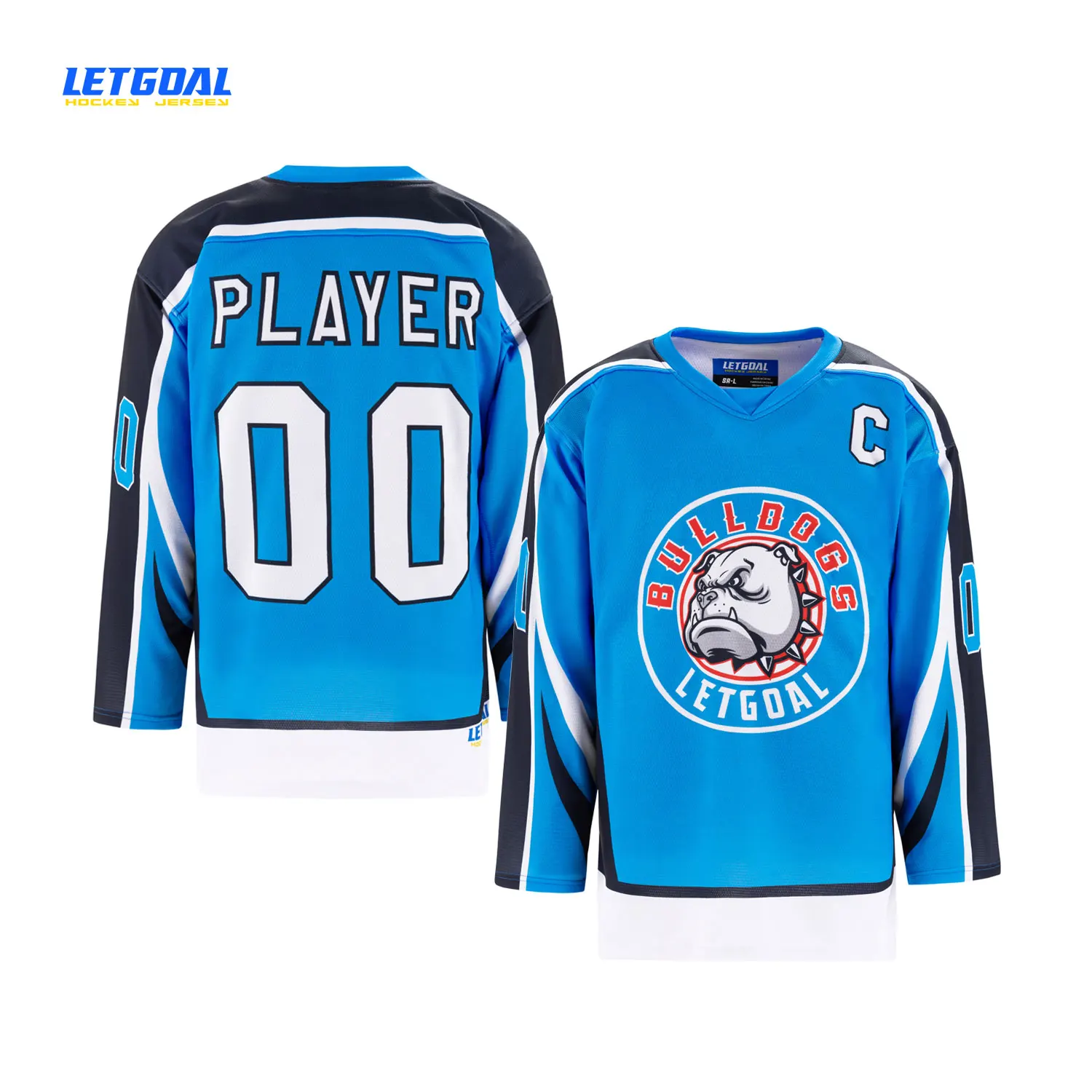 Double Layer dimple Shoulders Elbow Quick Dry Custom Sublimation Practice Ice Hockey Wear