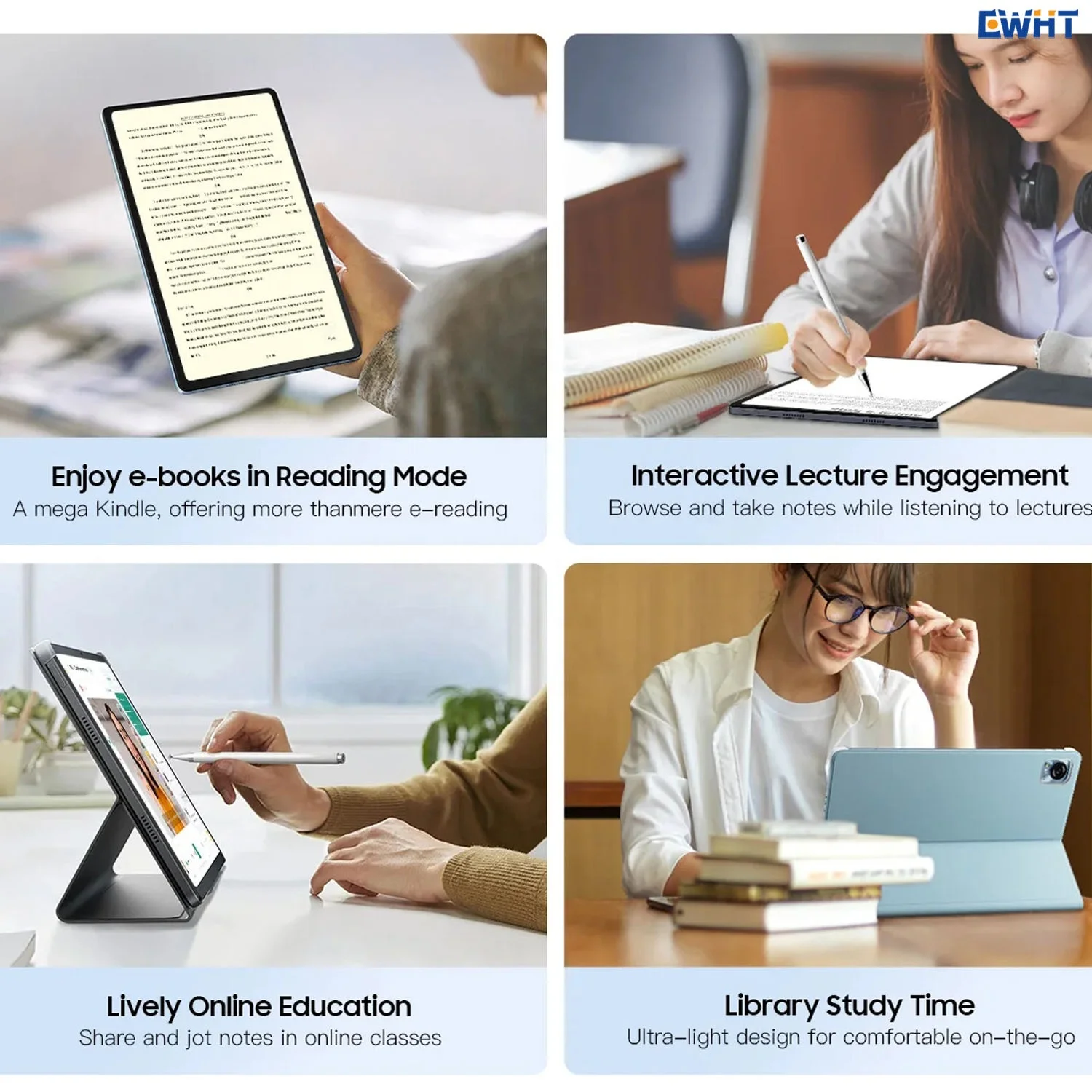 Wholesale Android 14 Tablet 10.1 Inch Tablet Wifi Tablet PC Touch Screen For Students Studying