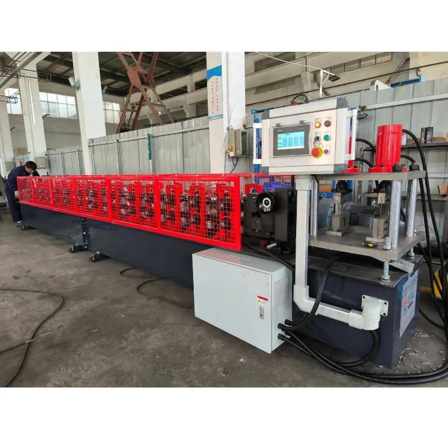 24 Gauge Galvanized Steel Garage Door Strut (U-Bar) Profile Roll Forming Making Machine for Reinforcement