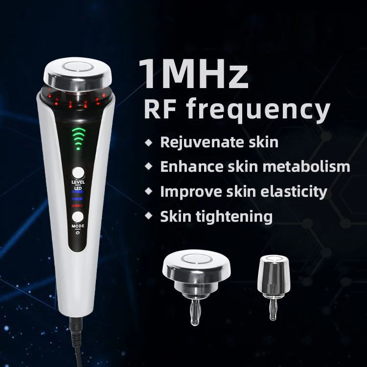 3in1 RF Beauty Instrument device Massage Wrinkle Remover Skin Tightening Skin Care Device With LED Light Therapy