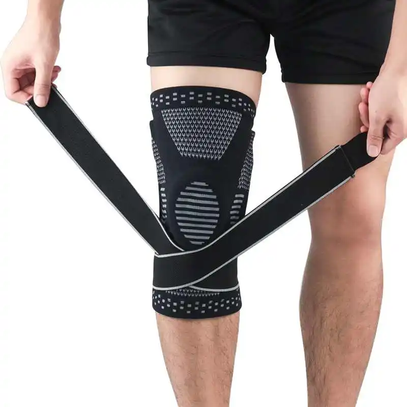 
2021 Hot Sell Sports Knee Compression Support Brace Knee Sleeve for Running, Meniscus Tear, Arthritis, Joint Pain Relief 