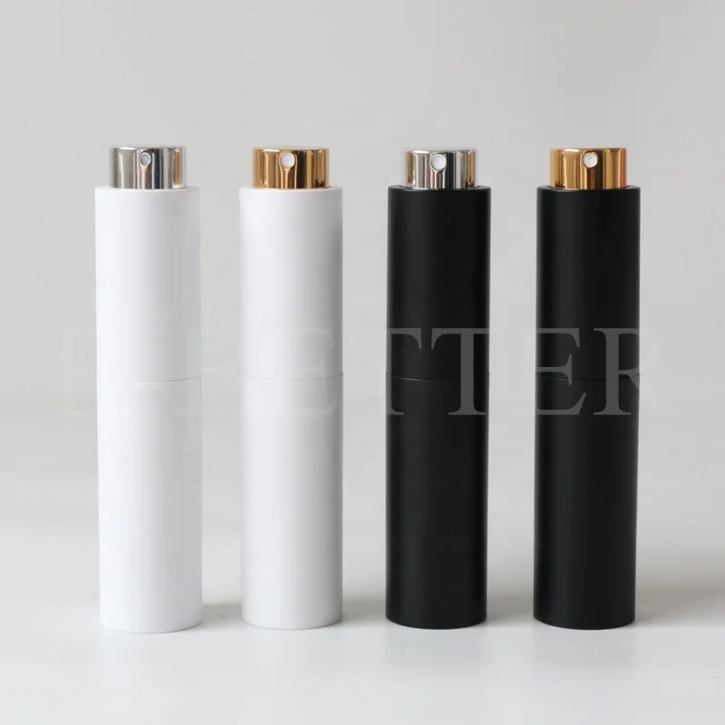 Custom luxury atomizer 8ml 10ml 20ml 30ml refillable cosmetics travel mini sample packaging perfume spray bottle with box set