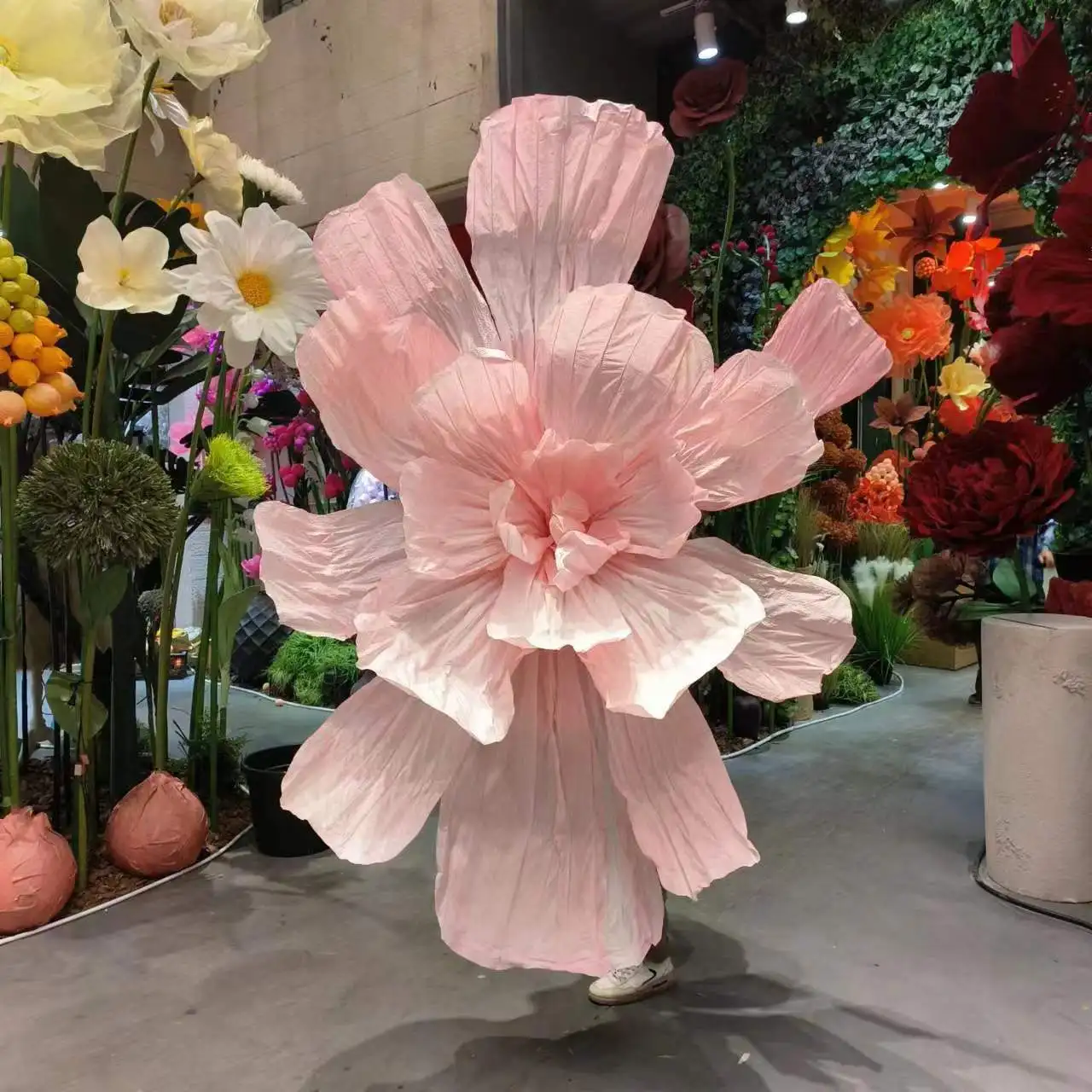 Large Size Paper Giant Flowers Artificial Iron Flowers For Wedding Decor Party Home Decor And Gifts Supply