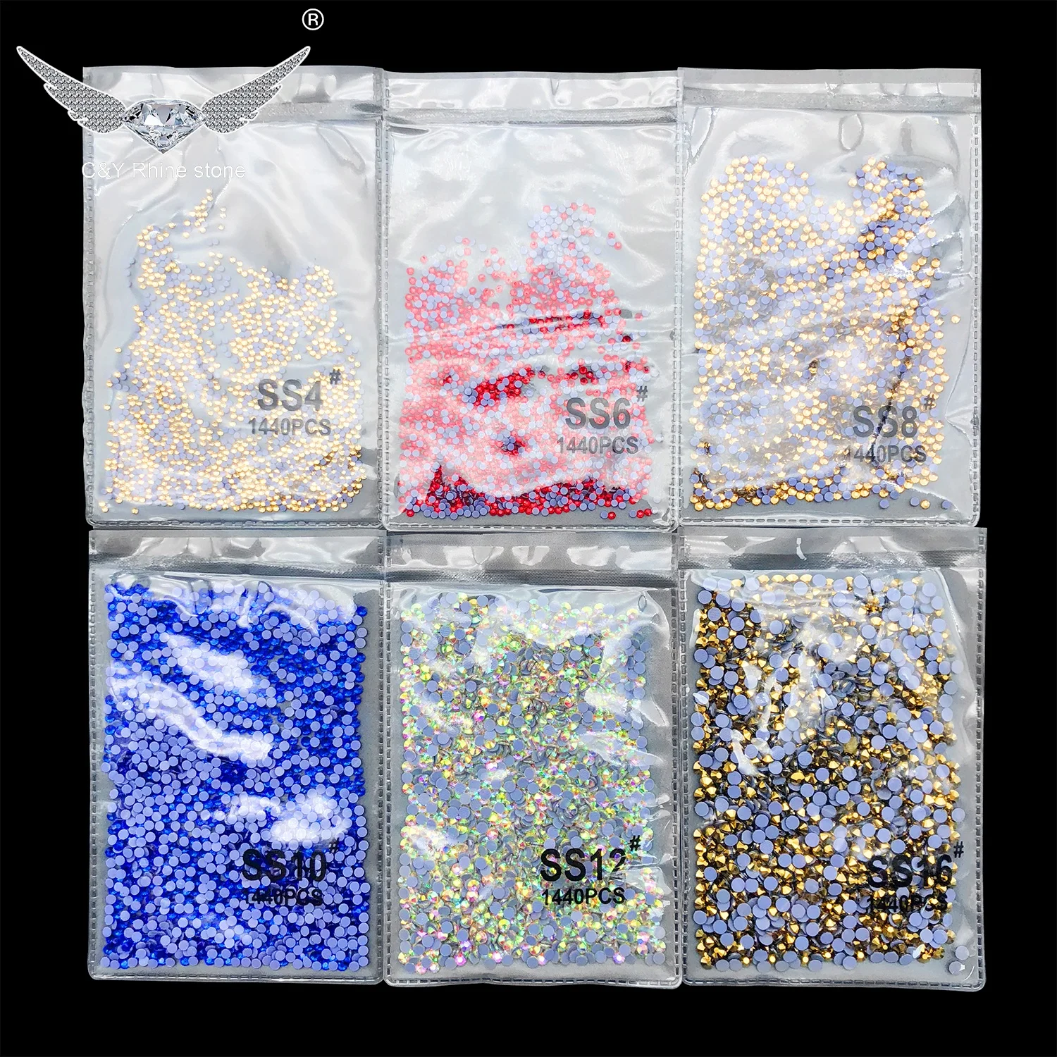 CY Hyacinth Preciosa Iron-on for Dress Hotfix Transfer Korea Crystals Loose Rhinestones Glass Machine Cut