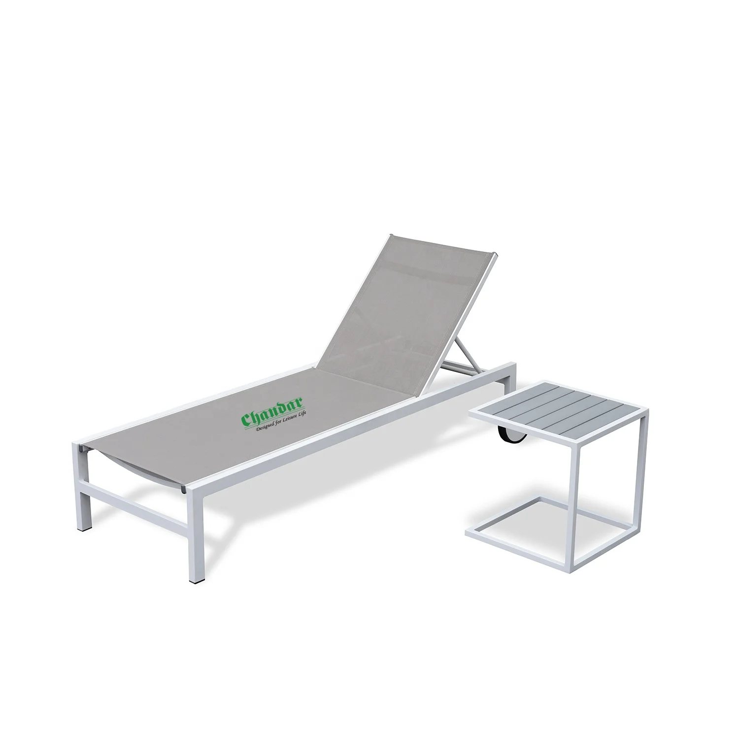 Aluminium Sun Lounger Beach sun lounger Outdoor sun lounger