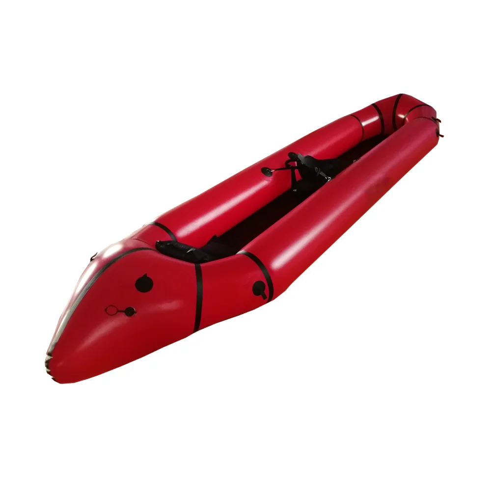 tpu nylon fabric for inflatable packraf Cheap Float Tube Kayak 2 Person Canoe Inflatable Packraft Manufactures Rowing  Price