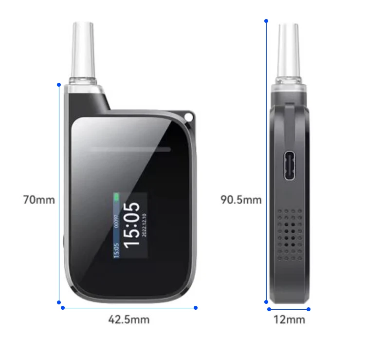 Professional Lcd Digital Breath-Alcohol Tester Portable Breathalyser Self Analyzer Anti Drunk Driving Alcohol Detector