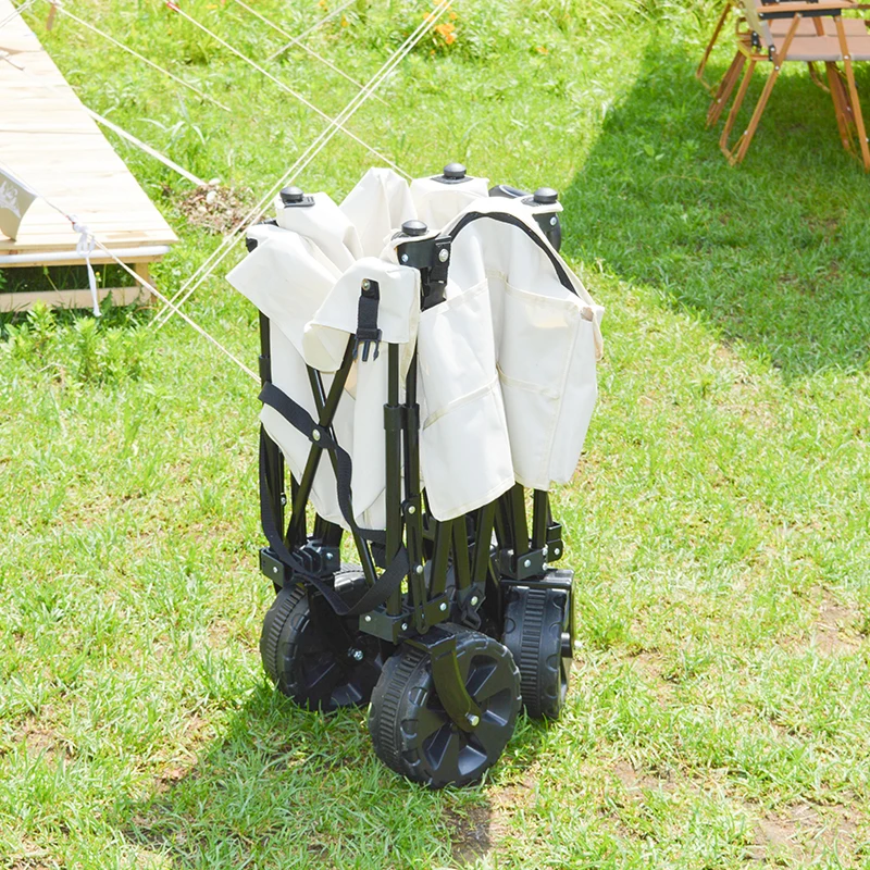 Тележка на колесах, складная вездеходная Складная внедорожная тележка, тяжелая складная тележка на колесах