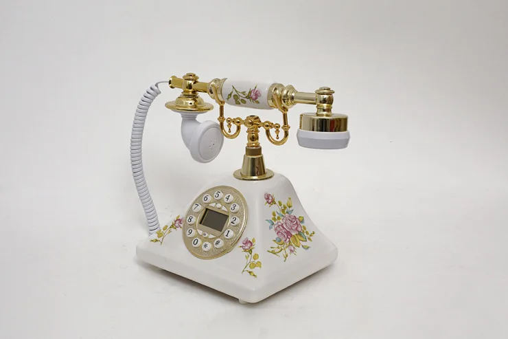 Роскошные винтажные высококачественные антикварные телефоны с экраном