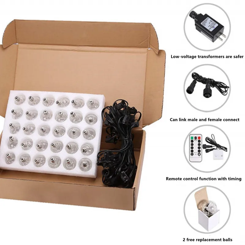 High Quality G40 Led Copper Wire Bulb For String Lights Christmas Light