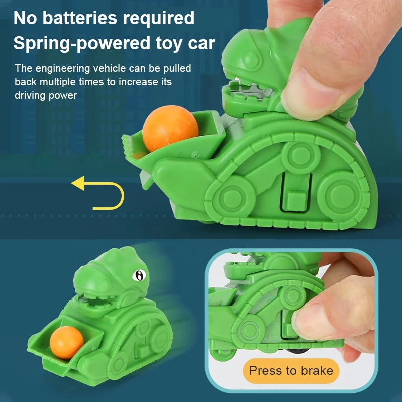 Dinosaur Race Car Toy Set Dino Line Tracking Rubber Plastic Connectors Dinosaur Toys Race Car Track Toy For Car Track Custom