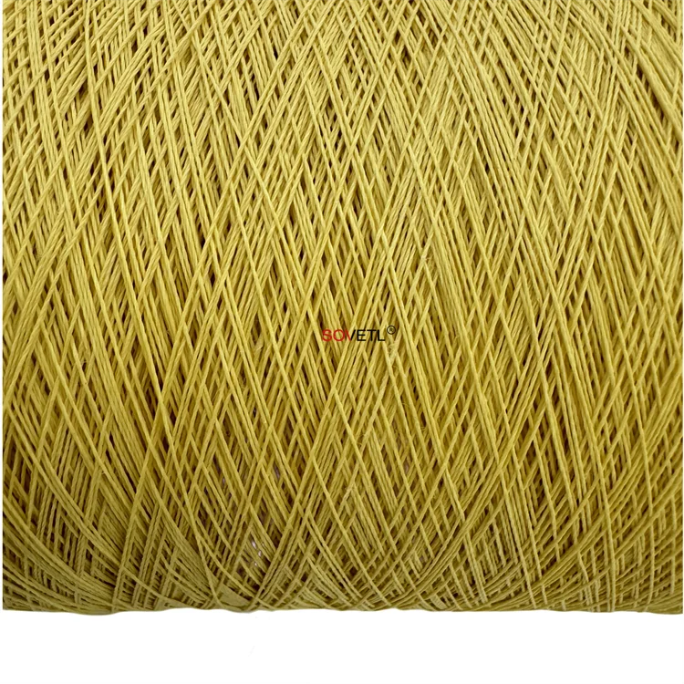 Factory Fireproof Aramid Sewing Thread High Tenacity Kevlars Bonded Thread Flame Retardant Para Aramid Bonded Thread