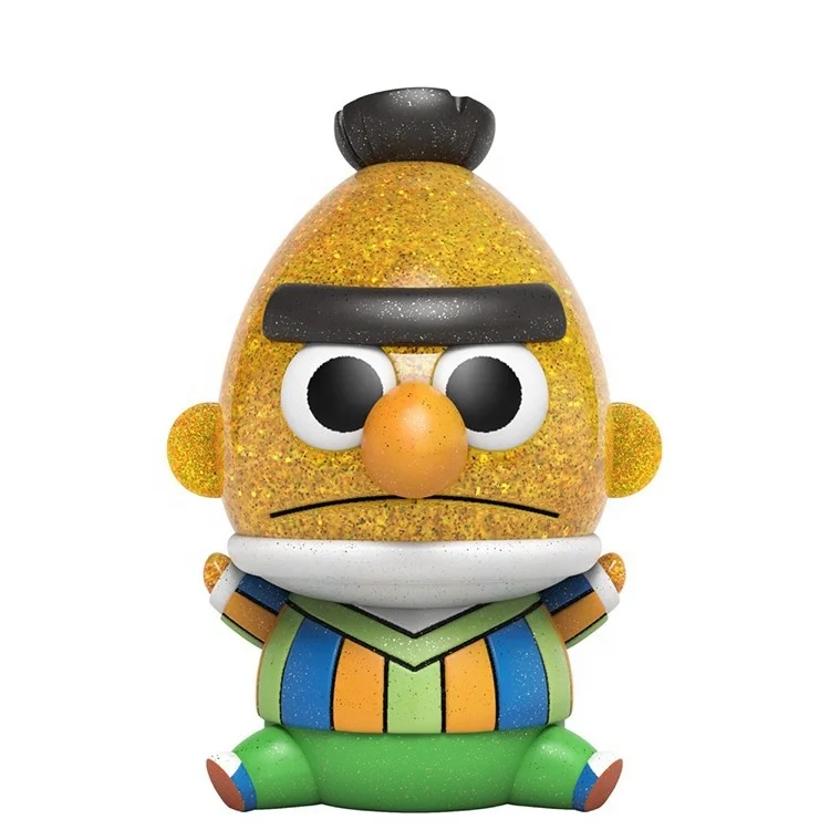 Manufacturer lovely room ornaments Sesame Street mystery box figure sitting series pvc plastic toys lucky blind box