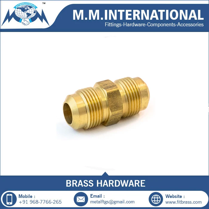 Brass Condenser Union Flare Fittings Forged Metric Fittings