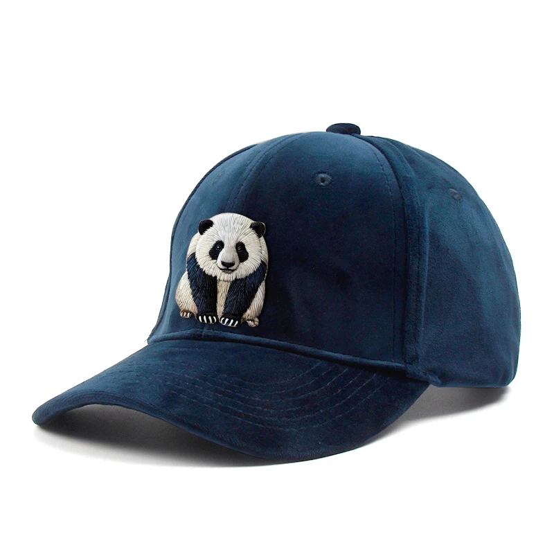 High Quality Panda Sun Protection Embroidery Sports Mesh Cap Outdoor Sports Events Breathable Classic Hat Baseball Caps