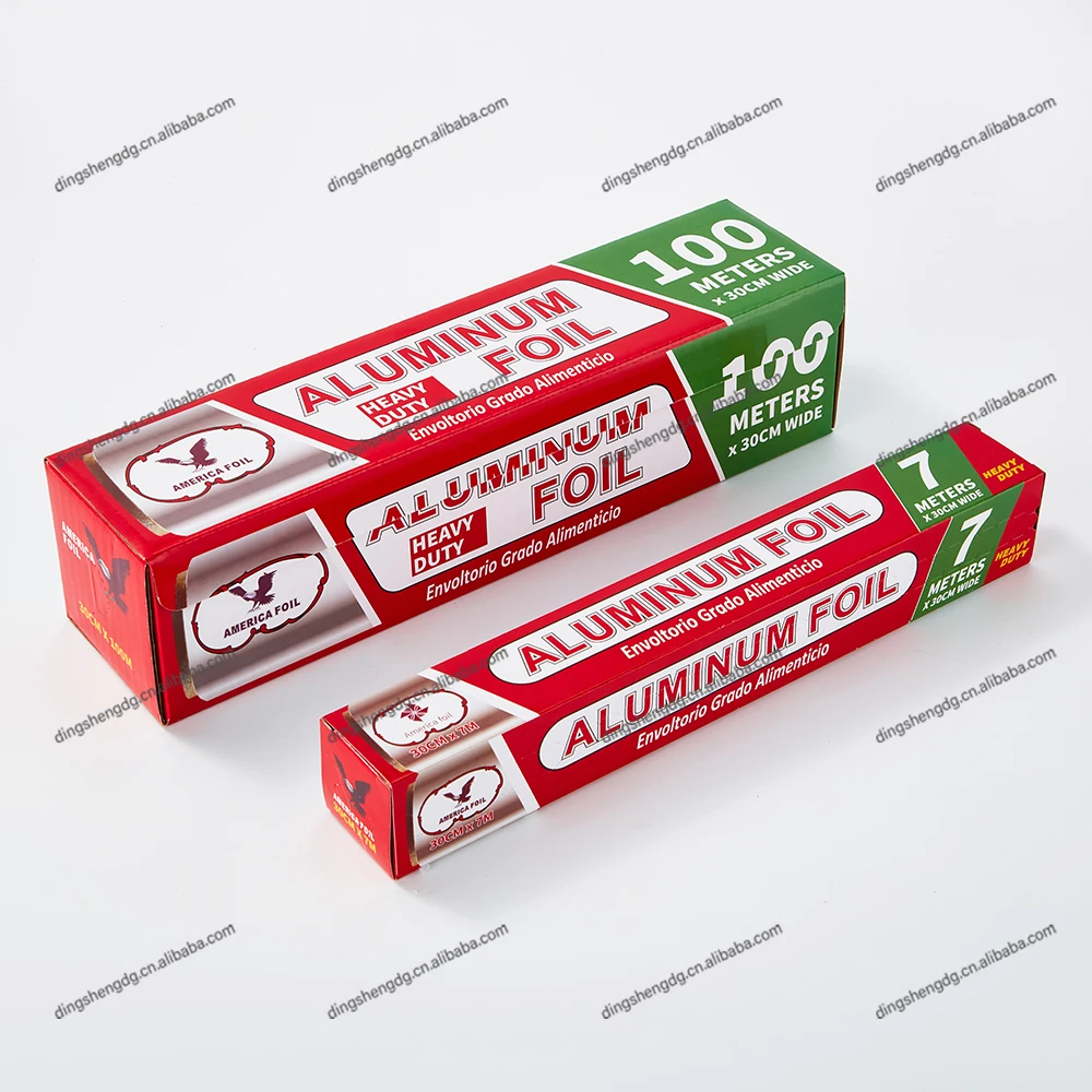 Hot Aluminum Foil Baking Foil 15 Microns Household Aluminum Foil 1000ft 12inch 200m