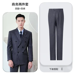 Low Price Mandarin Collar Custom Made Office Working Clothes Business Suit For Men And Women men suits 2 piece terno