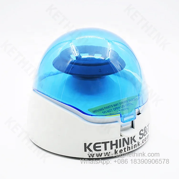 High Quality Low Price KT-MC6000 6000rpm Mini Lab Centrifuge with Rotor Suitable for 4 Rows 0.2ml*8 Pcr Tube Strip Testing