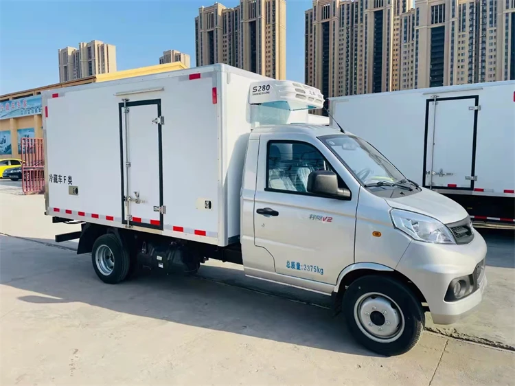 Premium Refrigerated Van Freezer Box Truck 14Ft Box Freezer Bodies Pop Dry Truck Body