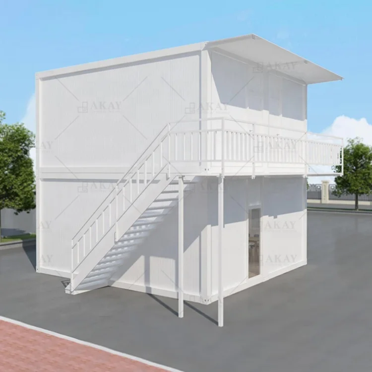 2 Storey Prefab Container Home Living Container Home Shipping Container Home With Bathroom And Toilet