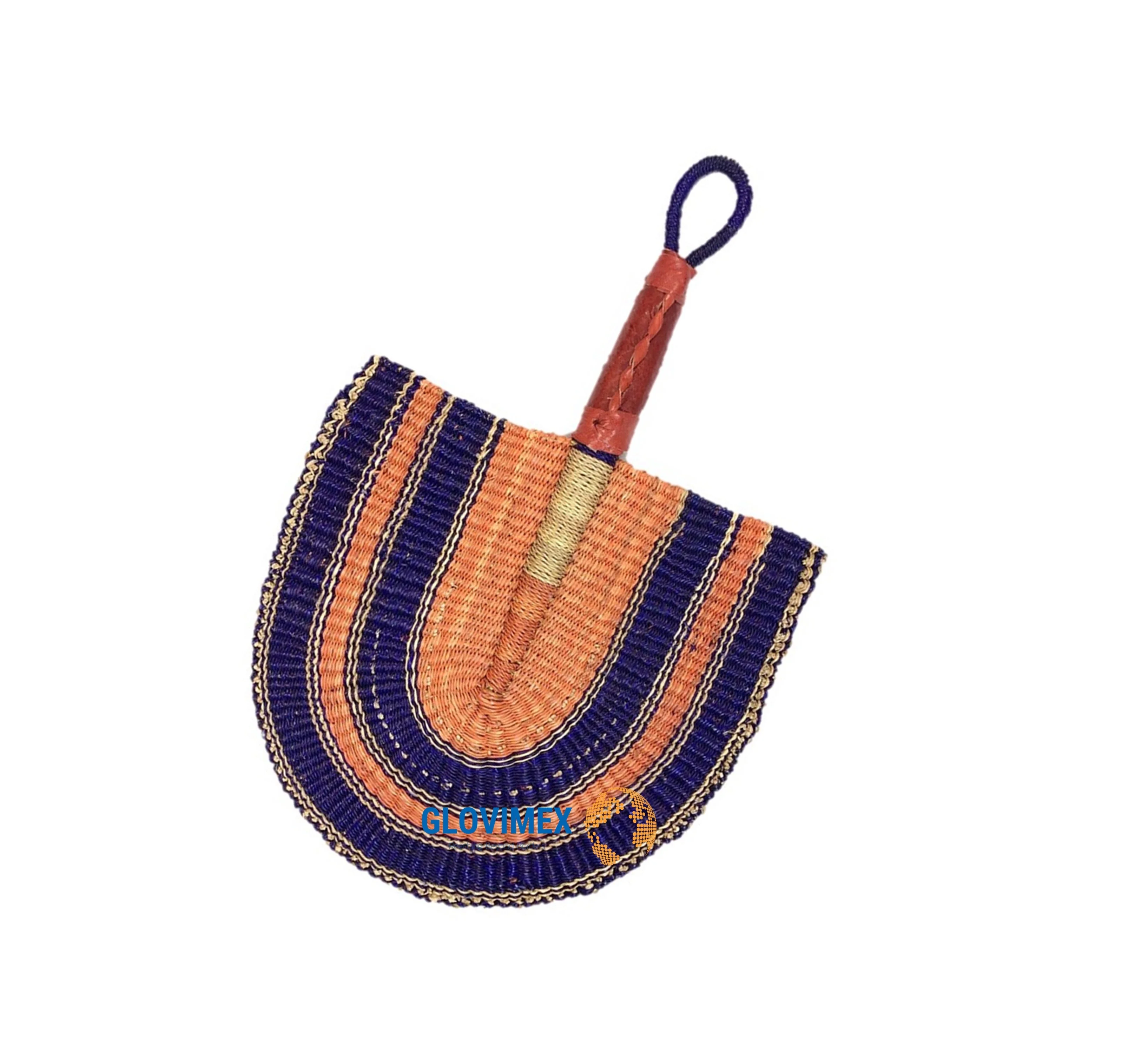 
Adorable Seagrass Fan Weaving Decor Colorful Made In Vietnam 