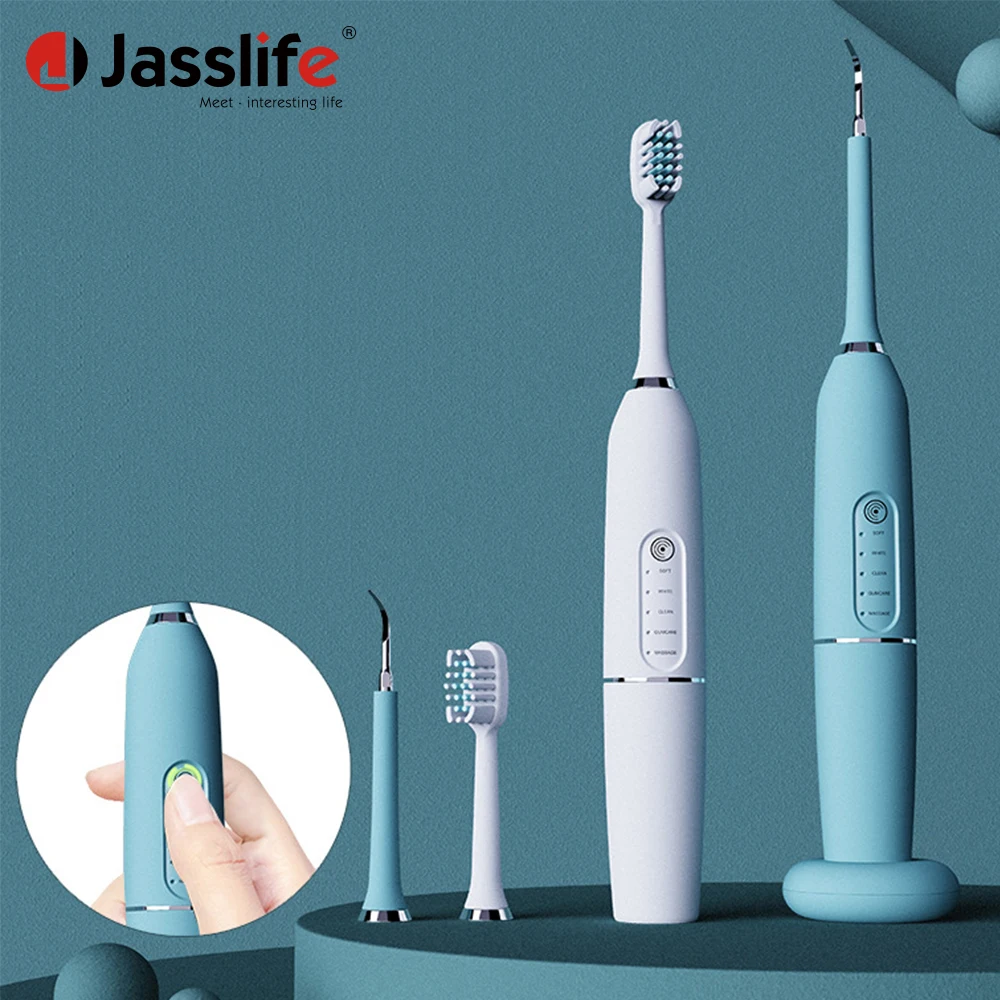 Electric Toothbrush tools sonic tooth portable teeth calculus plaque remover tartar ultrasonic dental scaler