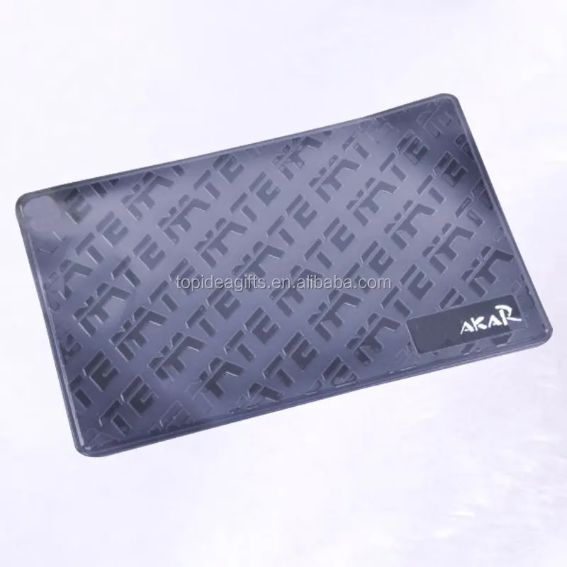 Rubber PVC Mobile Phone Mats Customized Factory Soft pvc embossed logo for phone mats Customized
