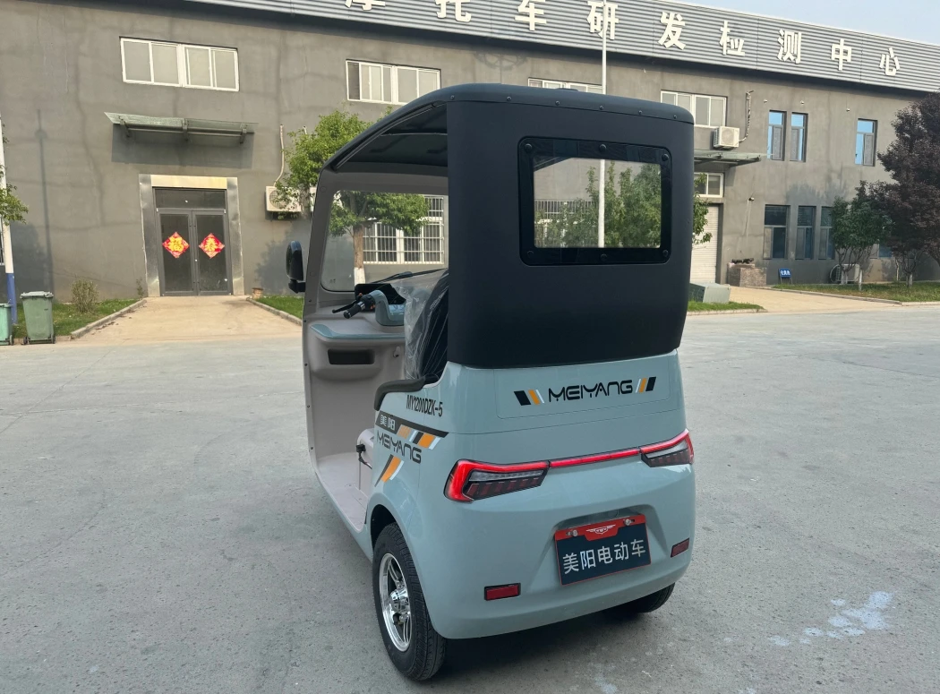 MEIYANG 3-Wheeled Electric Tuk Tuk Open Body Passenger Tricycle for Adults 1000w Motorized for Elderly Family Use