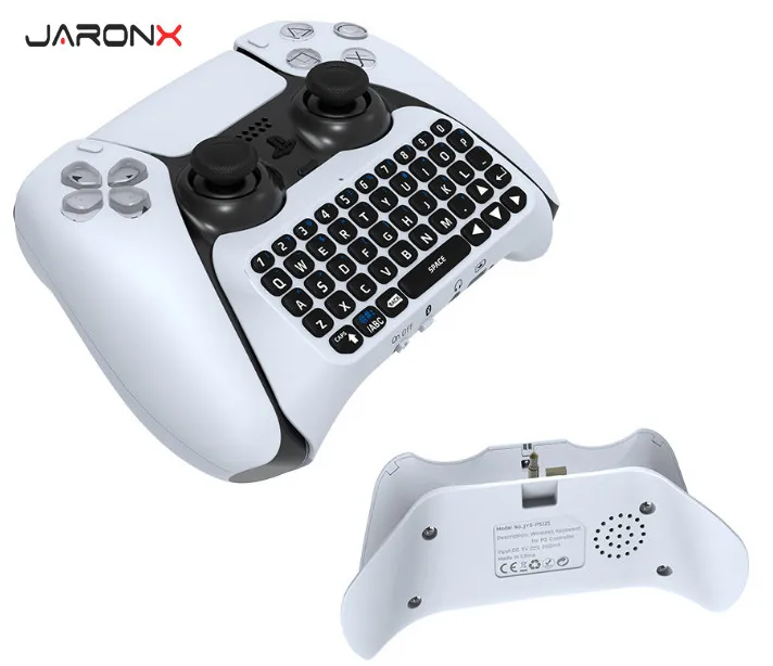 PS5 Controller Wireless Gamimg Keyboard With Built-in Speaker and Voice Chat Input for PlayStation 5 Gamepad