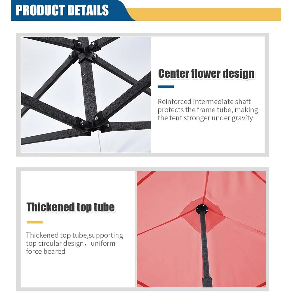 Factory Direct Waterproof Folding Garden Gazebo PVC Canopy Tent with Aluminum Frame for Outdoor Trade Shows and Exhibitions