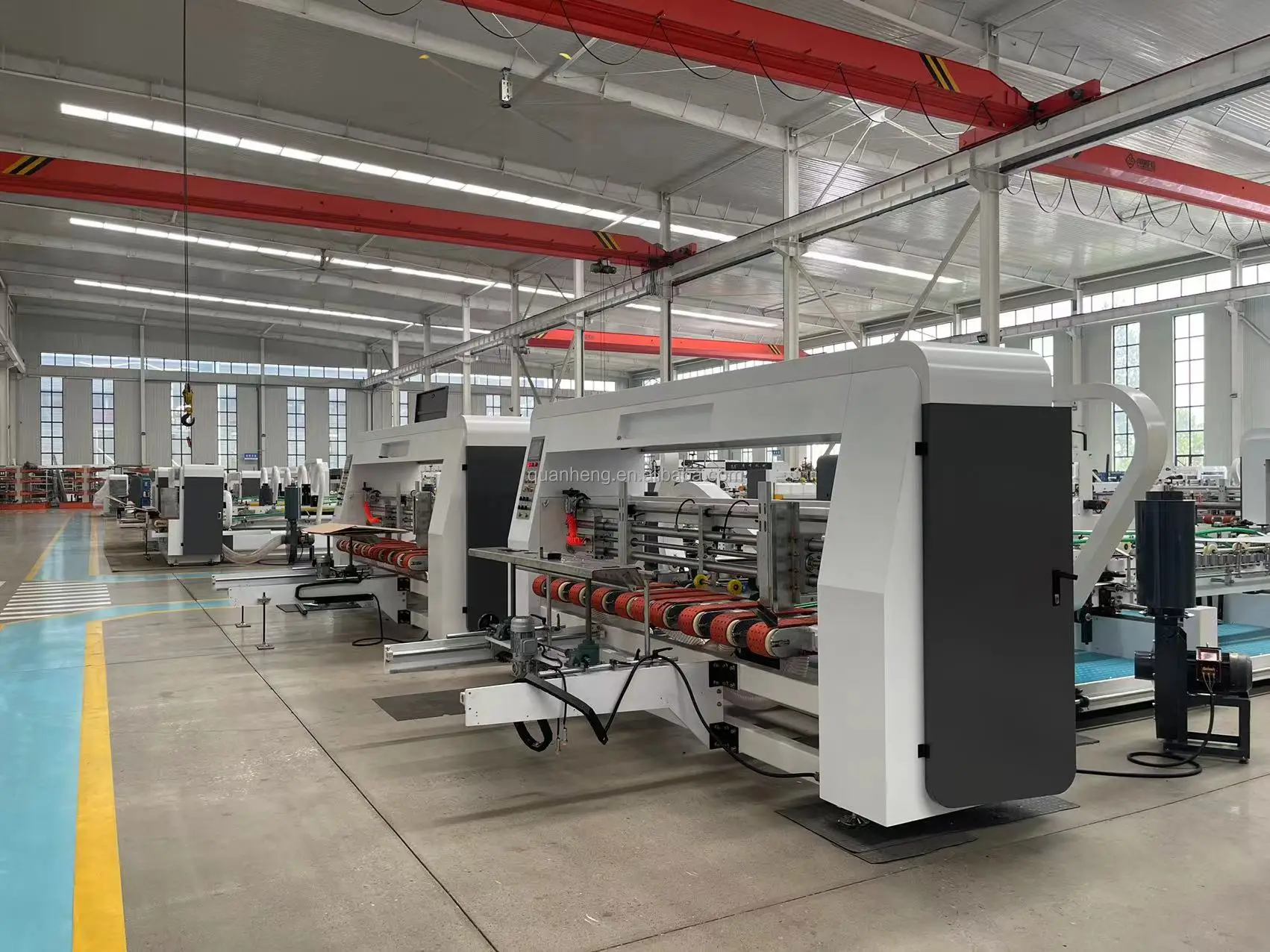 manufacturing packaging machines carton box folding gluing stapler machine paper processing machinery