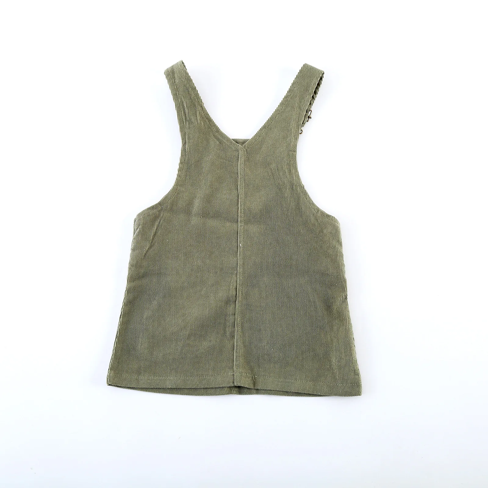 new fashion children fancy party dresses casual plain corduroy girls overall dresses kids girls summer sleeveless dresses