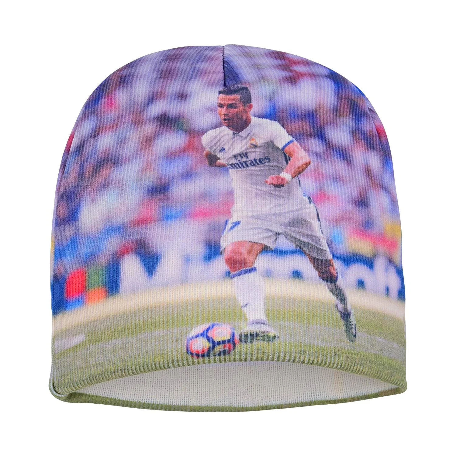 Forever Fanatics Madrid Cristiano Ronaldo #7 Soccer Beanie  Digital Graphic Printing Pefect Soccer Fan Gift