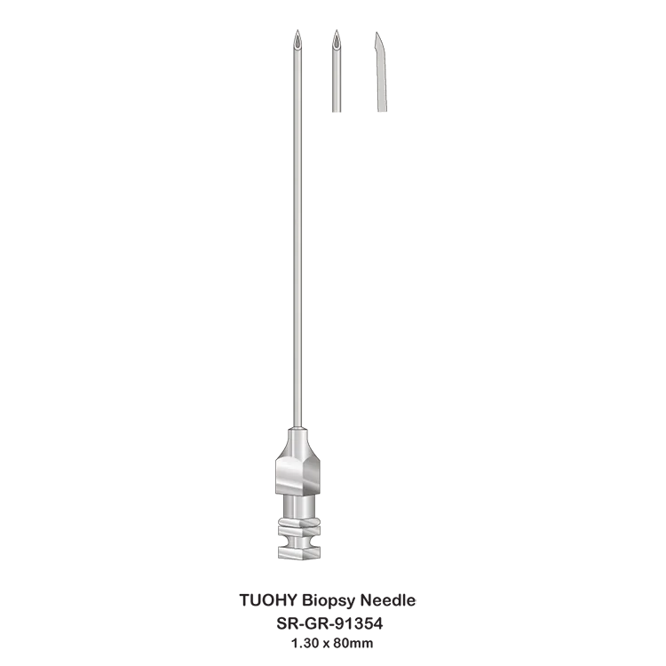 Trocar minor and major surgery instruments set Tuohy biopsy needles