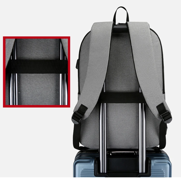 large capacity computer bag pack fashion multi function usb new arrival new traveloem waterproof laptop backpack for men