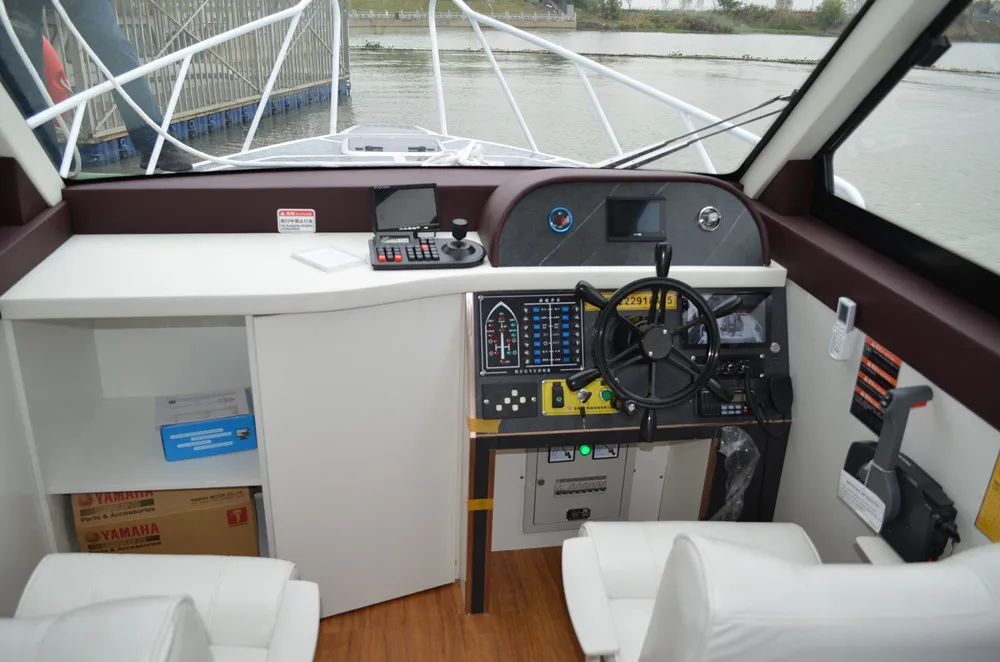 Full cabin 7.5M Passenger High Speed Fishing 5083 Welded Aluminium Boat For Sales