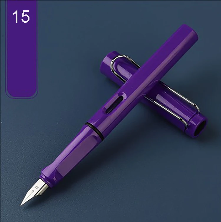 F011   Wholesale High-Grade Colorful Classic Plastic Fountain Pen for student and gifts