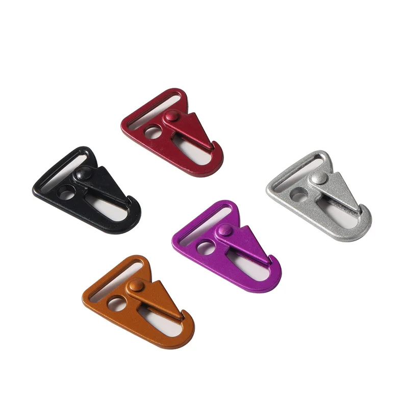Wholesale metal bag hooks for 25mm webbing metal belt hooks