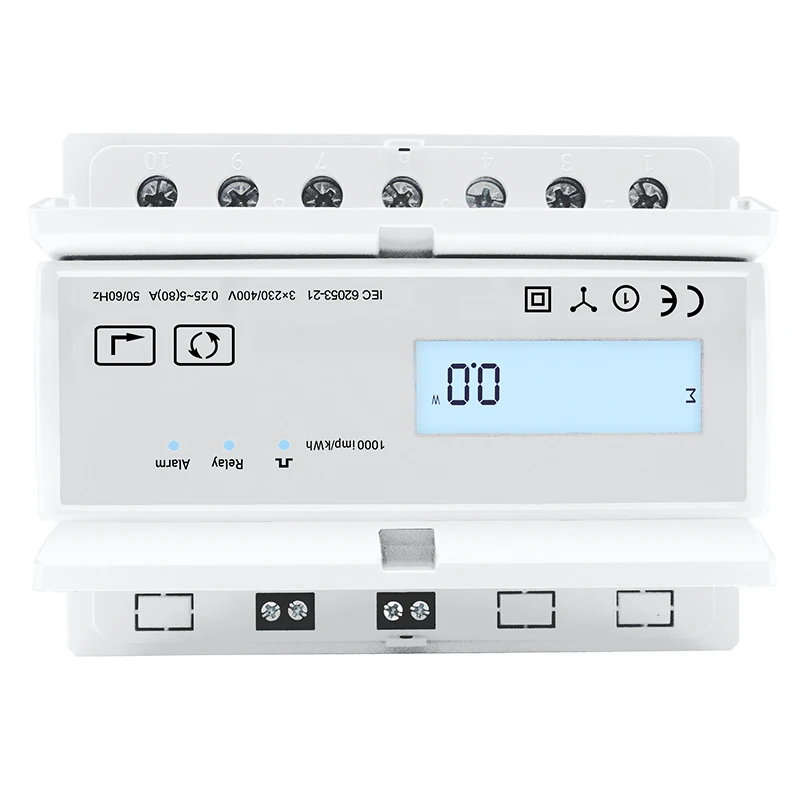 7P Three Phase Energy Meter with RS485 Modbus TAC7300 3 Phase Multi-function Smart Energy Meters
