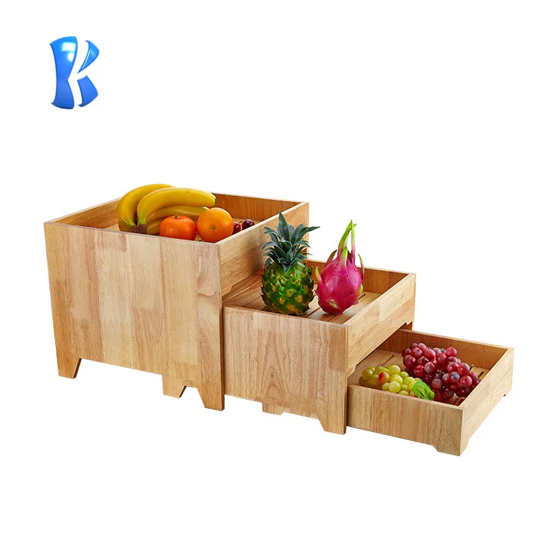 OKEY 5 star  hotel wood cake dessert display stand luxury tableware square rack elevation wooden buffet rack