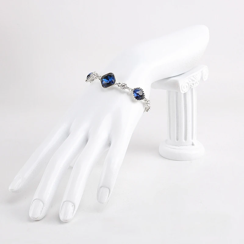 Shaped Hand Jewelry Display Stand Velvet Hand Model Ring Bracelet Bangle Hanging Organizer Stand