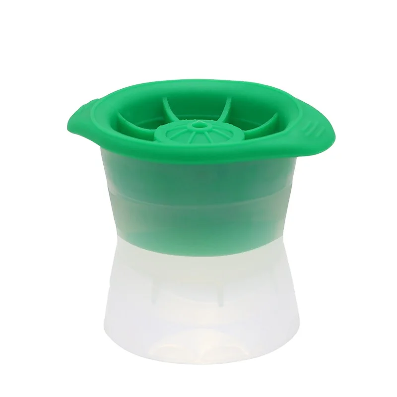 China Manufacture Custom Reusable Easy Release BPA free Large 5cm 7cm Round Ice Ball Maker Silicone Ice Sphere Mold