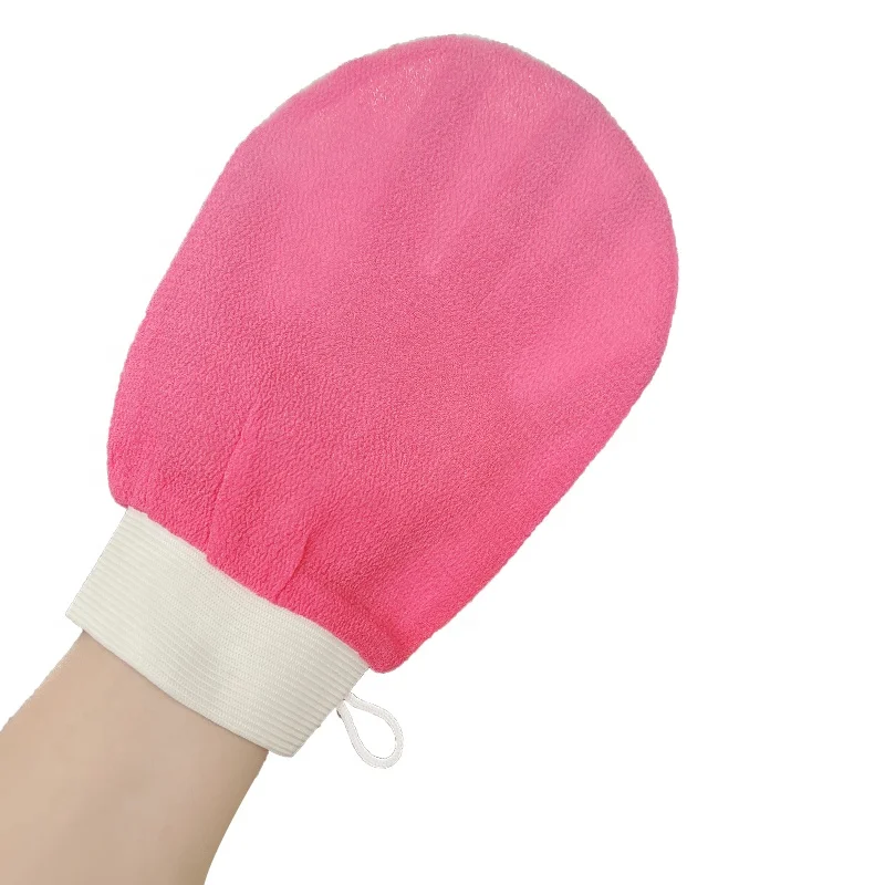Custom Wholesale 2022 Hot Sale Factory Supply Eco Friendly Not Hurt Skin Body Cleaning Exfoliating Body Mitt Bath Glove