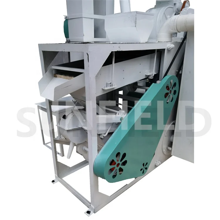 Best Selling Complete Set Rice Mill From Real Rice Milling Grain Processing Machinery  Rilce Mill With Diesel Engine