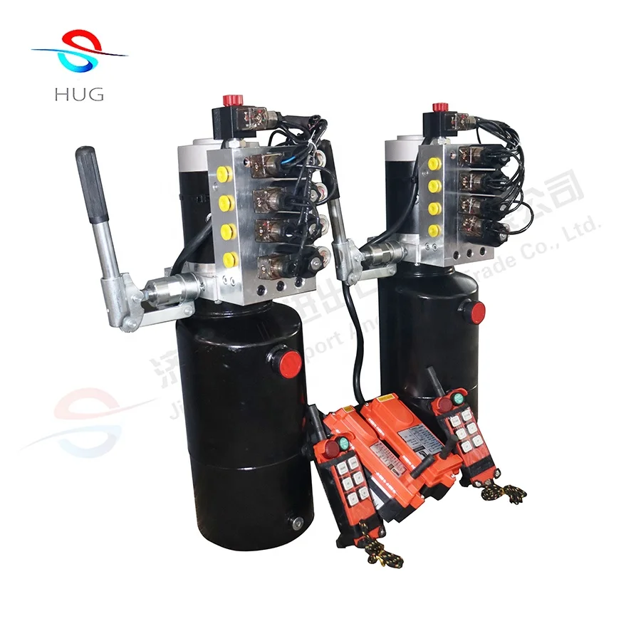 China supplier recreational vehicle caravan support hydraulic cylinder with self-balancing system