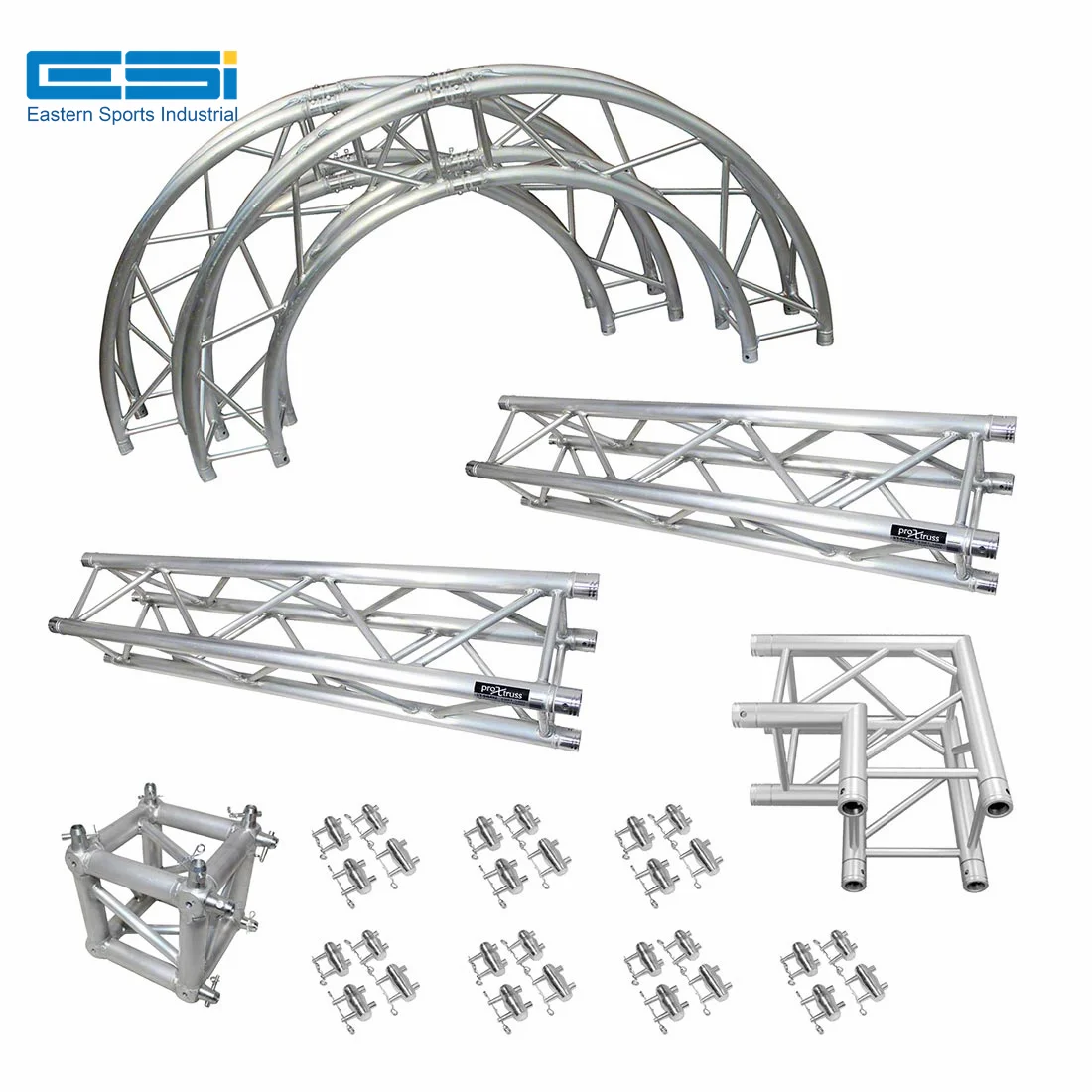ESI-round truss display Used Outdoor Mobile Stage DJ Light Box Aluminum Truss System For Concert Event FOB Reference Price:Get L