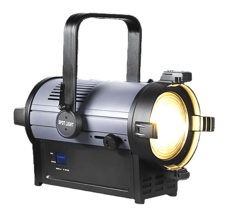 Electronic/Manual Zoom fresnel spot light TV station lighting