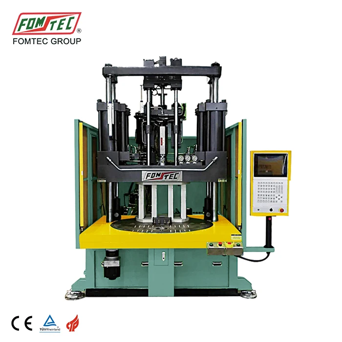 
FOMTEC 120TON Rotary Table Vertical Injection Molding Machine with 800MM TABLE HEIGH 