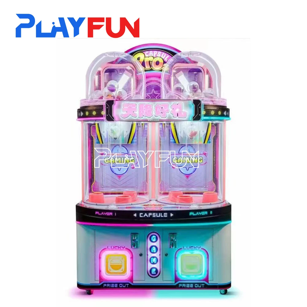 Popular Commercial Gift Vending  Lucky Ball Drop 2 palyers Coin Operated capsule pro prizes Arcade Game Machine for Amusement